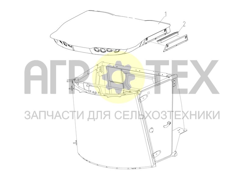 Чертеж Крыша (RT520.06.04.000Ф)